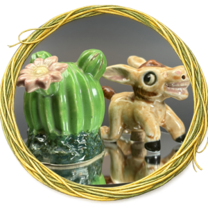 Donkey and his Cactus Bloom