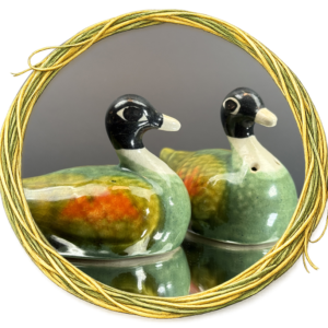 Ceramic Ducks with Big Eyes