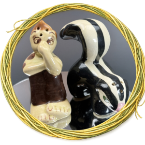 Big foot Boy with a Skunk