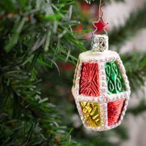 Lantern, Vintage Old World Christmas Ornament
