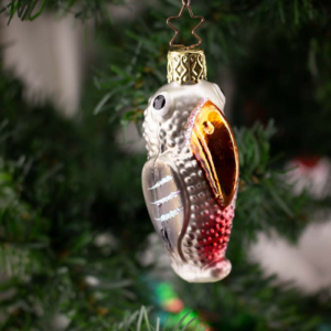 The Toucan,Vintage Old World Glass Christmas Ornament